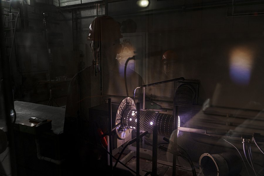 Участок плазменного напыления термического участка